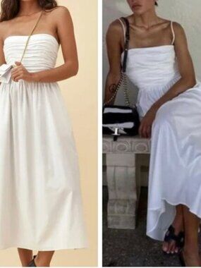 Reformation | Dresses | Reformation Cliff Linen Dress Sz M | Poshmark
